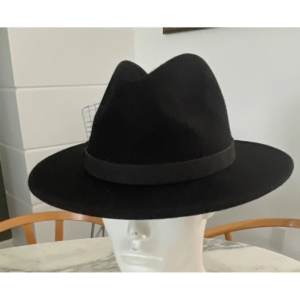 AllSaints Bronson Fedora Size S/M, Wide Brim, NWT‎